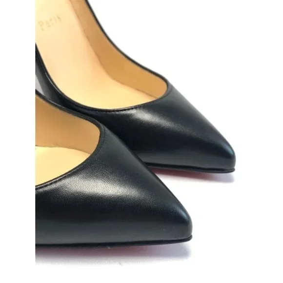 CHRISTIAN LOUBOUTIN Pigalle Follies 100mm Shiny Nappa Leather Pumps EU:36.5